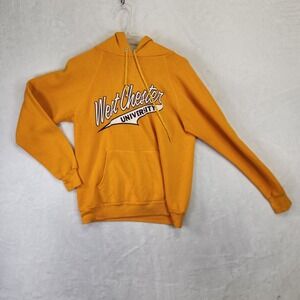 Vintage West Chester University Hoodie Mens M Artex Made in USA 80s 90s Pullover